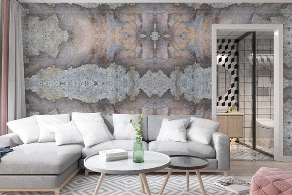 Marble wall in living space 5